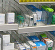 Shelves can be tilted